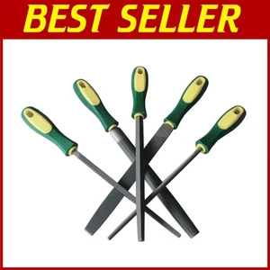 Complete 5-Piece Precision File Set for DIY Enthusiasts - 8-Inch Durable File - Picture 1 of 8