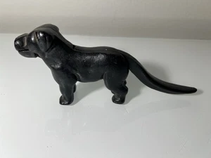 VINTAGE mechanischer Bull Dog schwerer schwarzer Gusseisen Nussknacker 8 x 3,5 Zoll #712 - Bild 1 von 6