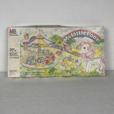 "My Little Pony Game" G1 Vintage Board Game Featuring the Merry Go Round Ponies - Image 1 of 4