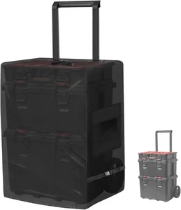 Cassetta degli Attrezzi Coperchio per Keter Stack-n-Roll Modulare Utensili Organizzatore Impilabile 3PZ R... - Foto 1 di 6