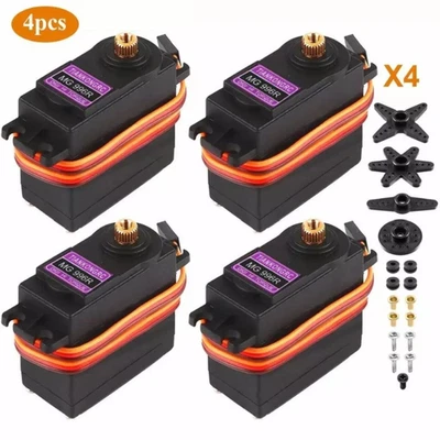 4st MG996R Digital Servo Motor 360° Metal Gear HIGH Torque 15KG for RC Super DE - Bild 1 von 4