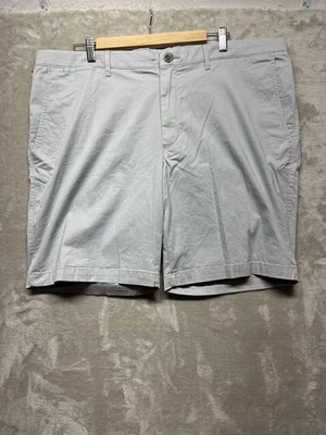 Pantalones Cortos de Golf para Hombre Talla 42W Gris Algodón Bolsillos Frontales Planos Cinturón Lazos Cremallera Foto 1 de 4