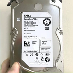 For DELL 09PR63 9PR63 ST4000NM0033 4TB 7200RPM 128MB SATA 6Gb/s 3.5" Hard Drive - Afbeelding 1 van 1