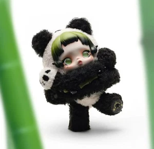 POP MART Skullpanda Lazy Panda Plush Doll Pendant Trend Art Cute Toys Gift New - Picture 1 of 6