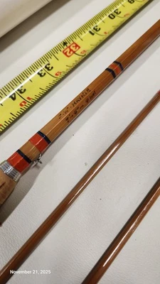 7'4" J.W. Vara de mosca de bambu Haynie - NOVA! - Imagem 1 de 4