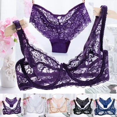 Slip Herren Slip G-String Unterwäsche Damen BH Cup Panty Apricot Schwarz - Bild 1 von 4