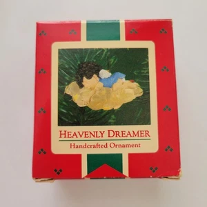 Hallmark Keepsake Ornament Heavenly Dreamer Vintage 1986 Cherub Cloud - Picture 1 of 7