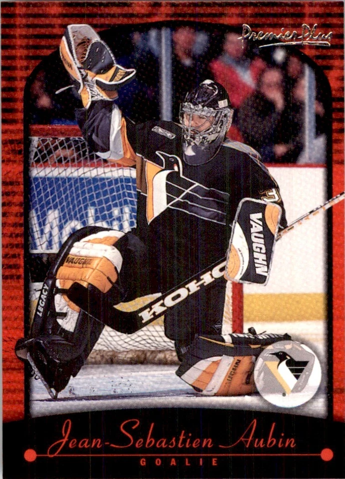 2000-01 Topps Premier Plus Jean-Sebastien Aubin Pittsburgh Penguins #32 - Image 1 of 2