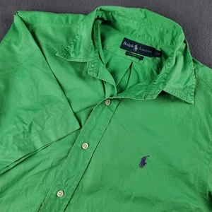 Ralph Lauren Poloshirt Grün Classic Fit Kurzarm Knopfleiste M - Bild 1 von 6