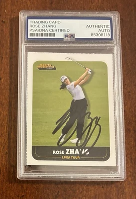 Rose Zhang Signed 2023 SI Kids Sports Illustrated #1094 LPGA Rookie Card PSA/DNA - Image 1 of 3