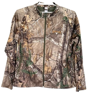 Giacca uomo Real Tree taglia XL profumo look softshell caccia mimetica full zip - Foto 1 di 9