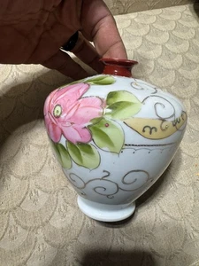Vintage Japan handbemalte Blumenvase - 5,0 cm hoch - Bild 1 von 10