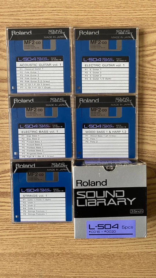 Roland S-50 Sound Library L-504 - Image 1 of 1
