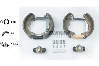 TEXTAR 4x Bremsbacken Bremsbackensatz für Trommelbremse Shoe Kit Pro Hinten - Bild 1 von 2
