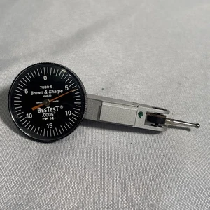 Brown & Sharpe Bestest 7030-5 .0005 Jeweled Swiss Made Small Dial Test Indicator - Picture 1 of 7