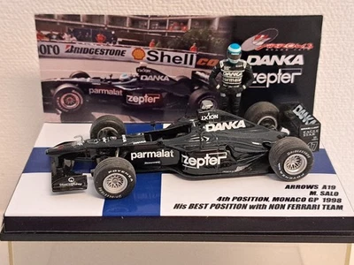 CONVERSION 1:43 MINICHAMPS ARROWS A19 MIKA SALO 4th POSITION MONACO GP 1998 - Image 1 of 4