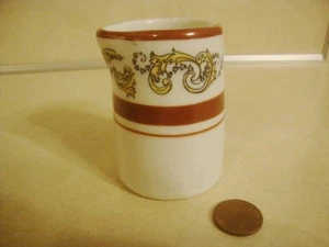 Brocca sciroppo cremoso individuale vintage Restaurant Ware MAYER modello Cina KIRKWOOD - Foto 1 di 5