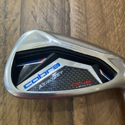 Cobra AeroJet One Length 8-iron - KBS Tour Lite Stiff Flex Steel 37” - Image 1 of 4