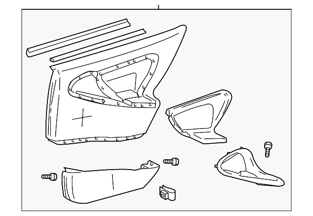 Genuine GM Door Trim Panel 22618454 - Image 1 of 2