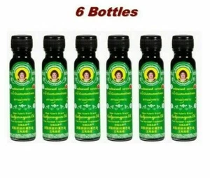 6 x 20 CC. Original Thai Kräutermassage grünes Öl Linderung Muskelschmerzen Futter - Bild 1 von 6
