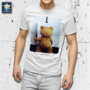 T-shirt Maglietta TED BEER ORSO FILM SIMPATICA IDEA REGALO FASHION BIRRA - Picture 1 of 6
