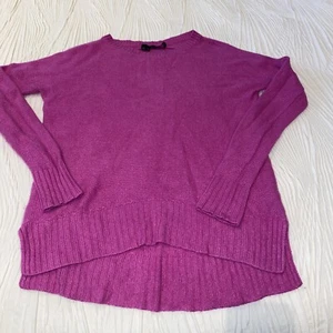 360 Cashmere women's hot pink sweater crew neck super soft sz XS Oversized - Picture 1 of 4