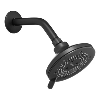 Brondell Nebia Yuba 5-Setting Fixed Shower Head 1.5 gpm, Matte Black New - Image 1 of 4