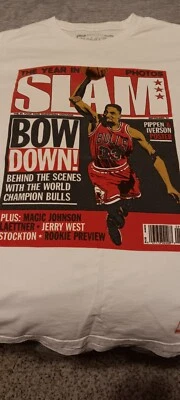 Camisa SCOTTIE PIPPEN - Vintage Sin Mangas CHICAGO BULLS 1997 Talla Mediana Foto 1 de 4