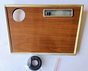 OEM 1979 Fiat 124 Spider Upper Center Wood-Grain Dash Console Bezel Trim Insert - Picture 1 of 5
