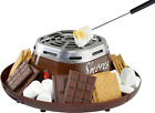 Indoor Electric Stainless Steel Smores Maker With 4 Compartment Trays For Graha