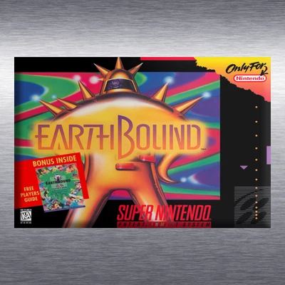 Caja de Videojuegos EarthBound Arte *SNES* Imán de Alta Calidad Foto 1 de 2