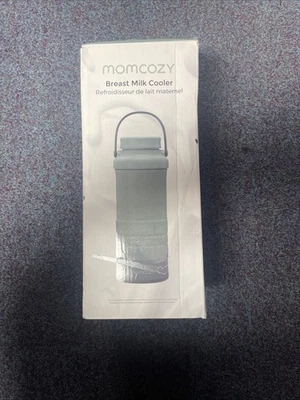 Enfriador portátil de almacenamiento de leche materna Momcozy 22 oz 24 horas con 2 botellas, púrpura Foto 1 de 4