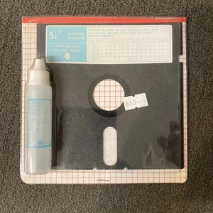 5 1/4” Cleaning Diskette - Floppy Disk Cleaner Disc 51/4” - Afbeelding 1 van 4