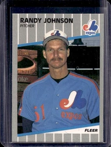 1989 Fleer Randy Johnson Rookie UER RC #381a - Picture 1 of 2