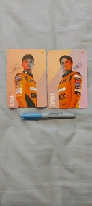 McLaren Formula One Team Driver Cards 2024 Lando Norris & Oscar Piastri - Picture 1 of 2