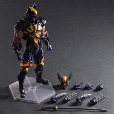 Play Arts kai 1/6 Wolverine Logan With Claw PVC Action Figure Model Statue Toy - Image 1 of 4