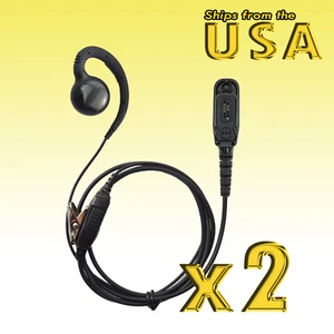 Słuchawki mikrofonowe PTT do radia Motorola XPR6550, XPR7550e, XPR7580, APX900, MTP850 - Zdjęcie 1 z 11