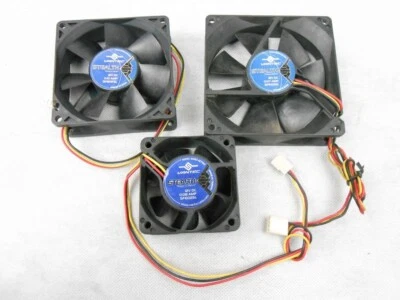Vantec Stealth 12V DC Brushless Fan Lot 80mm 60mm SF8025L SF6025L SF9225L - Image 1 of 4