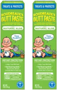 with Natural* Aloe Diaper Rash Cream, Ointment for Baby, 4 Oz Tube, 2 Pack - Picture 1 of 12