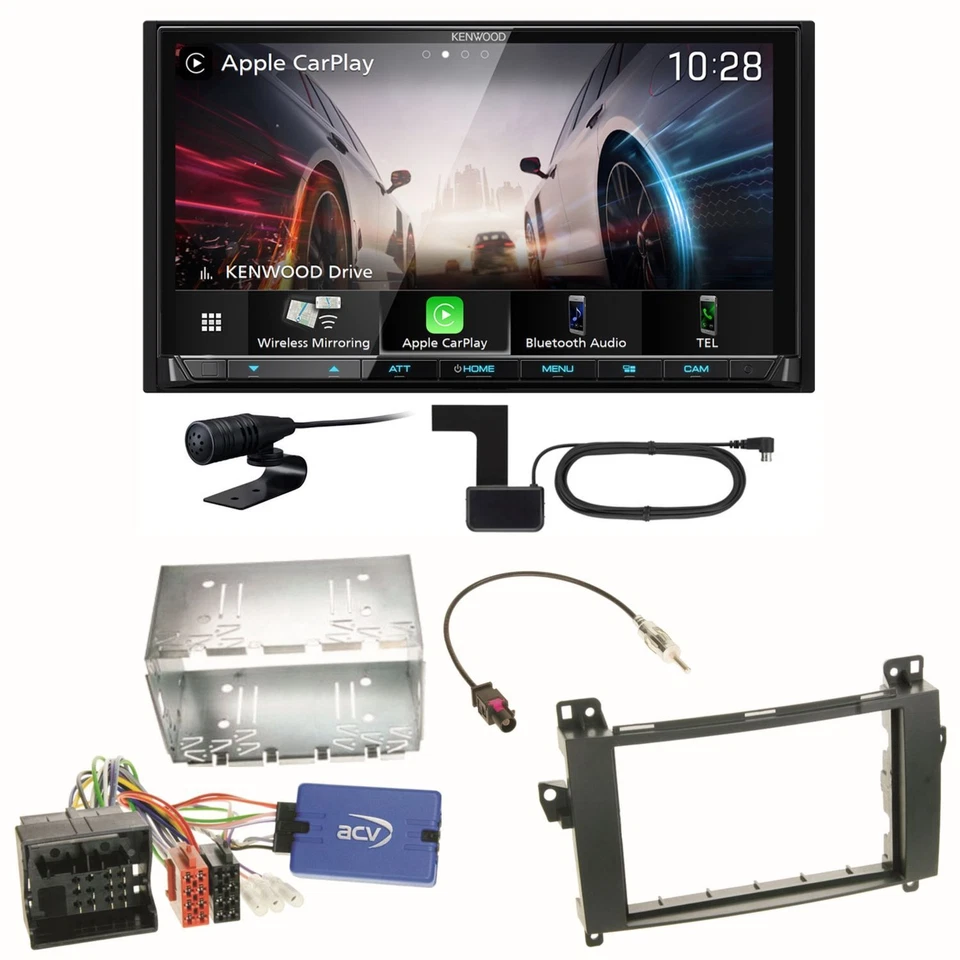 Kenwood DMX8021DABS Android Auto CarPlay Einbauset für Mercedes Vito W447 - Bild 1 von 1