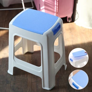 4/8/20 Plastic Stacking Stool Outdoor Indoor Stool & Chair Kitchen Dining Garden - Picture 1 of 21