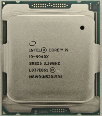 Intel Core X-Series i9-9940X LGA-2066 X299 CPU Processor SREZ5 14-Core 3.30GHz - Image 1 of 2