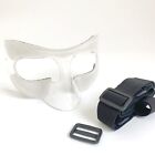 Basketball Nose Guard with Adjustable Strap for Antislip and Clear Protection