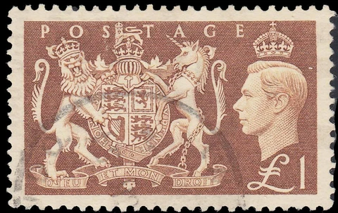 Great Britain Scott 289 Used Cover