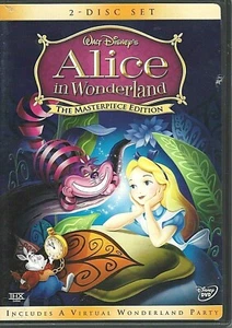 Alice in Wonderland (DVD, 1951, 2-Disc Set, The Masterpiece Edition) Disney - Picture 1 of 4