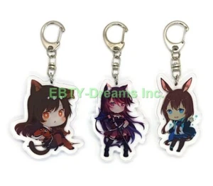 Set of 3 Arknights Anime Acrylic Keychain Skyfire, Melantha, Amiya - Picture 1 of 2