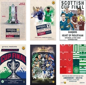 SCOTTISH CUP FINAL PRGRAMME COVER FRIDGE MAGNET 2020 TO 2025 - Picture 1 of 7