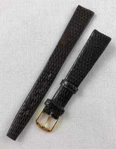 Nos Kreisler Genuine Lizard 13mm Ladies Brown Non-Stitched Watch Band W79 - Picture 1 of 3