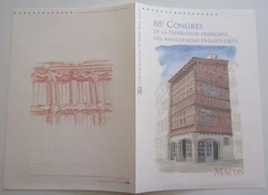Document Philatélique 1er Jour : 17 2015 - Mâcon Congrès Philatéliques - Picture 1 of 2