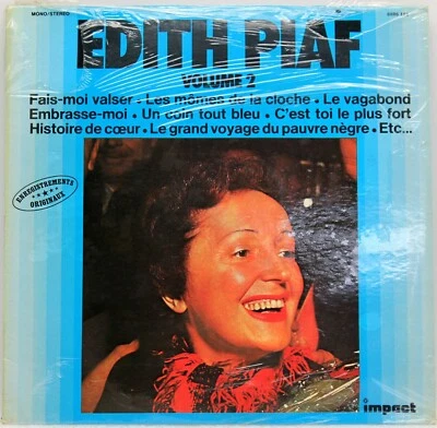 [NEW & SEALED SINGLE LP]  Edith Piaf ‎– Volume 2 | Pop, Folk | impact 6886 151 - Image 1 of 3